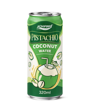 Coconut Water with Pistachio Flavor RTD Beverage