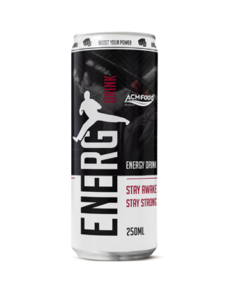 250ml cans ACM Sports energy drink