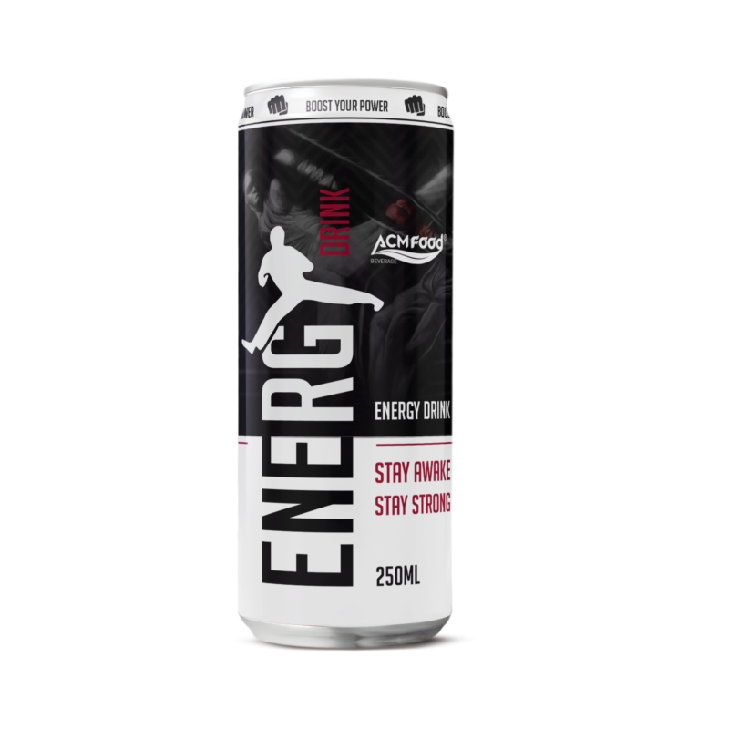 250ml cans ACM Sports energy drink