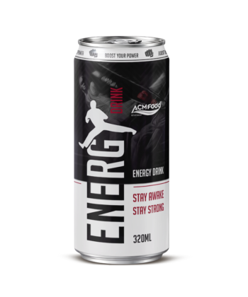 320ml cans ACM Sports energy drink