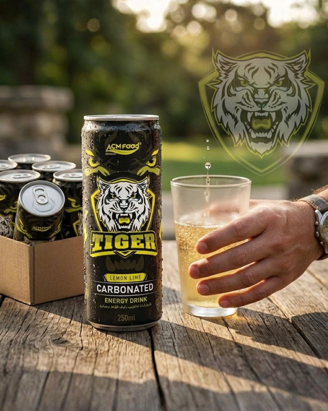 Energy drink carbonated with lemon lime flavor poster 2