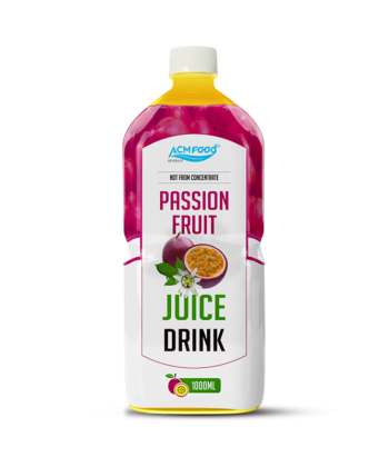 100% Pure Passion Fruit Juice 1L (PET Bottle)