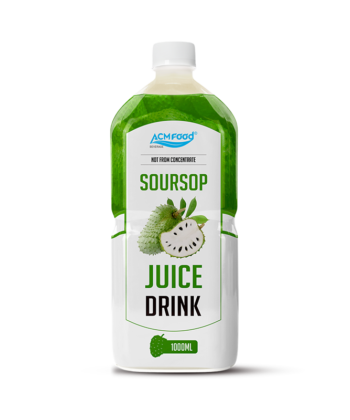100% Pure Soursop Fruit Juice 1L (PET Bottle)