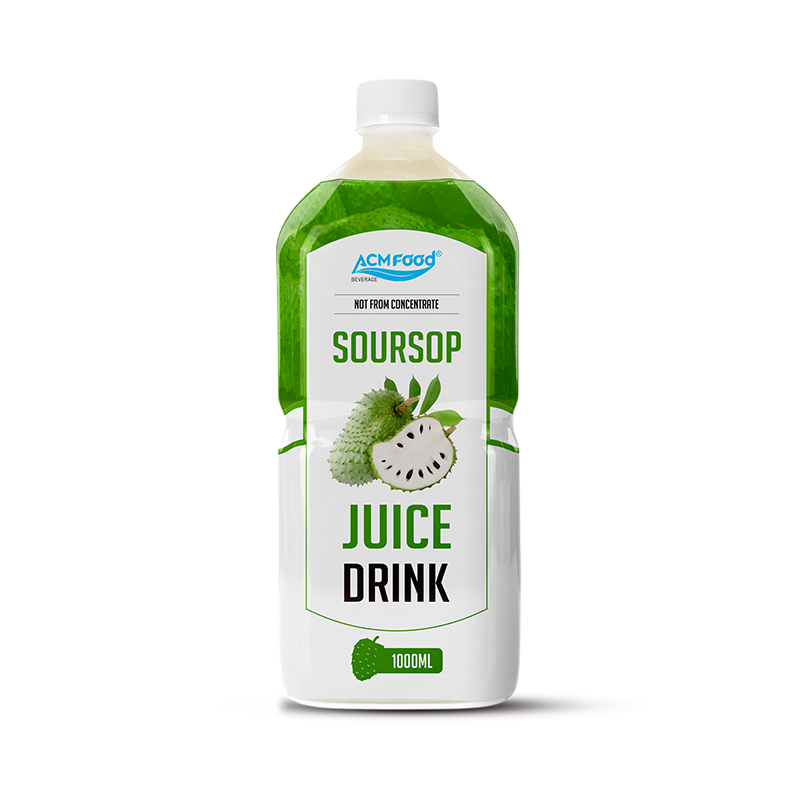 100% Pure Soursop Fruit Juice 1L (PET Bottle)
