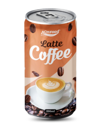 200ml Cans ACM Brand Latte Coffee Drink