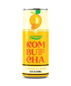 250ml Alu Can Kombucha Mango Juice Fermented Sparkling