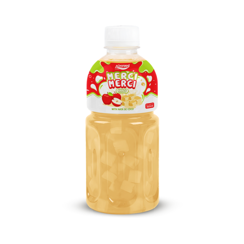 10.8 Fl Oz Pet Bottle Merci Merci Apple juice with Nata de coco - ACM ...