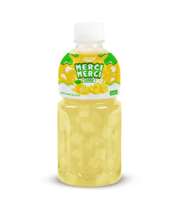 10.8 Fl Oz Pet Bottle ACM Merci Merci Lemon juice with Nata de coco