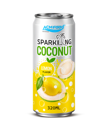 ACM Sparkling Coconut water with Lemon flavor 320ml
