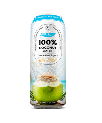100% Coconut Water with pulp 500ml | Coconut Water Suppliers | NFC - ACM