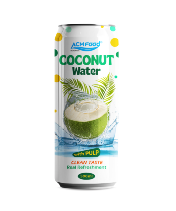 ACM Natural Electrolyte Coconut Water with Pulp 500ml