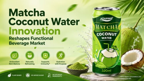 Matcha Coconut Water Innovation Reshapes Functional Beverage Market