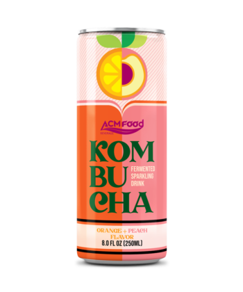ACM Kombucha Peach and Orange  flavor 250ml