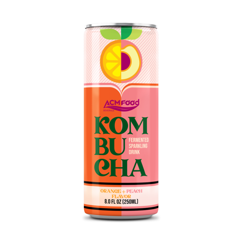 ACM Kombucha Peach and Orange  flavor 250ml