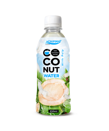 350ml PET Bottle ACM Coconut Water with pulp