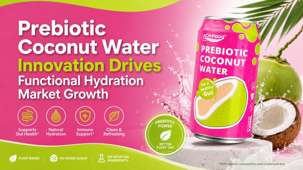 Prebiotic Coconut Water Innovation Drives Functional Hydration Market Growth
