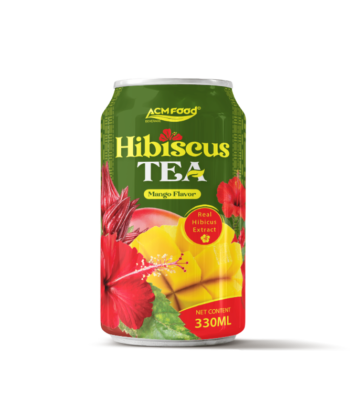 Premium Real Mango Flavored Hibiscus Tea Drink 330ml