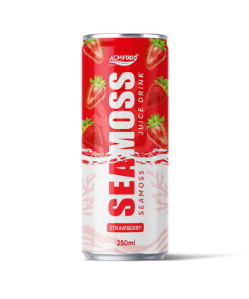 Premium Sea Moss Juice with with Strawberry 250ml cans