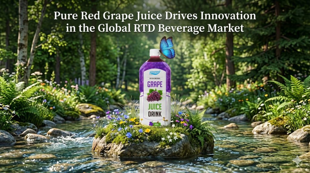 Pure Red Grape Juice Drives Innovation in the Global RTD Beverage Market