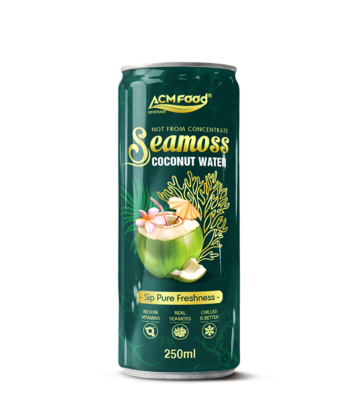 Seamoss Coconut Water 250ml Slim Can