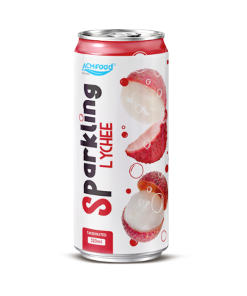 ACM Lychee Fruit Flavored Sparkling Soft Drink 320ml