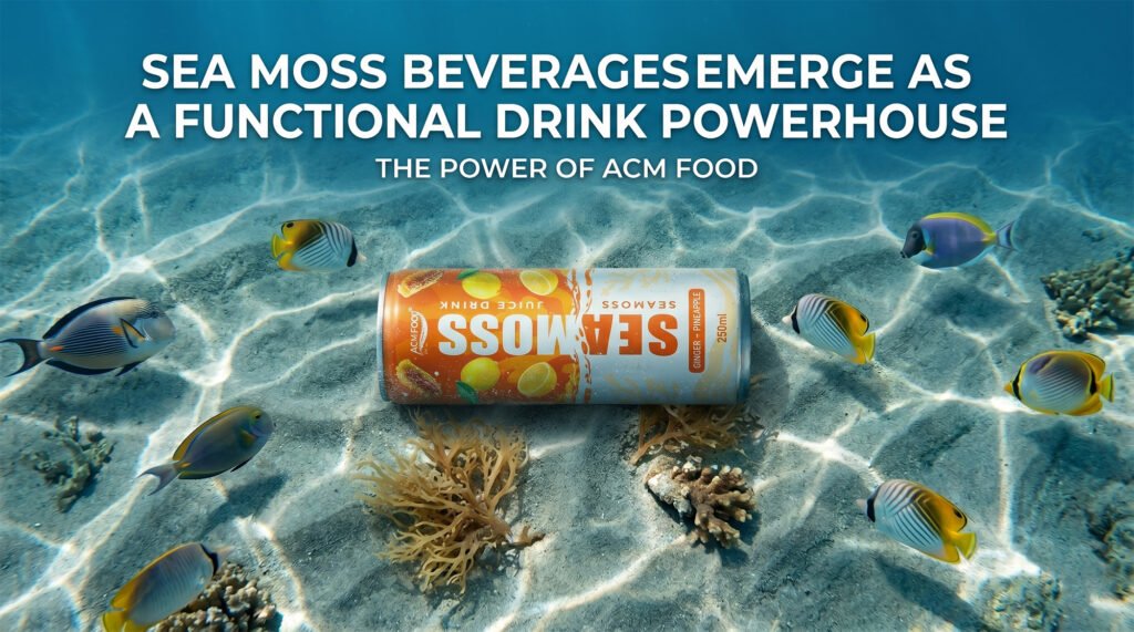 Sea Moss Beverages Emerge as a Functional Drink Powerhouse
