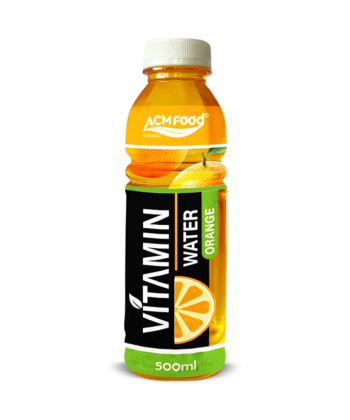 OEM/ODM Vitamin Water with Orange Flavor 500ml PET Bottle
