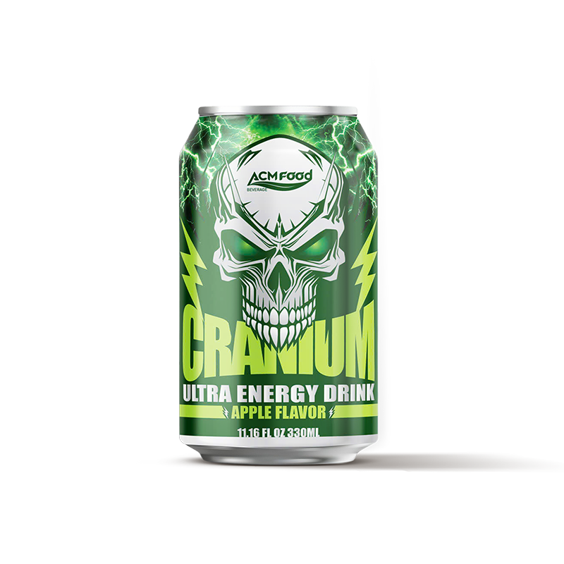 ACMFOOD Cranum Ultra Energy Drink Apple Alu Can Standard 330ml