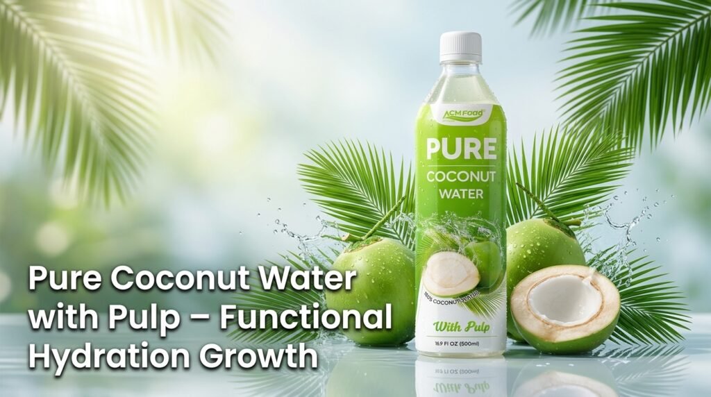 Pure Coconut Water with Pulp Drives Functional Hydration Market Growth – featured article image
