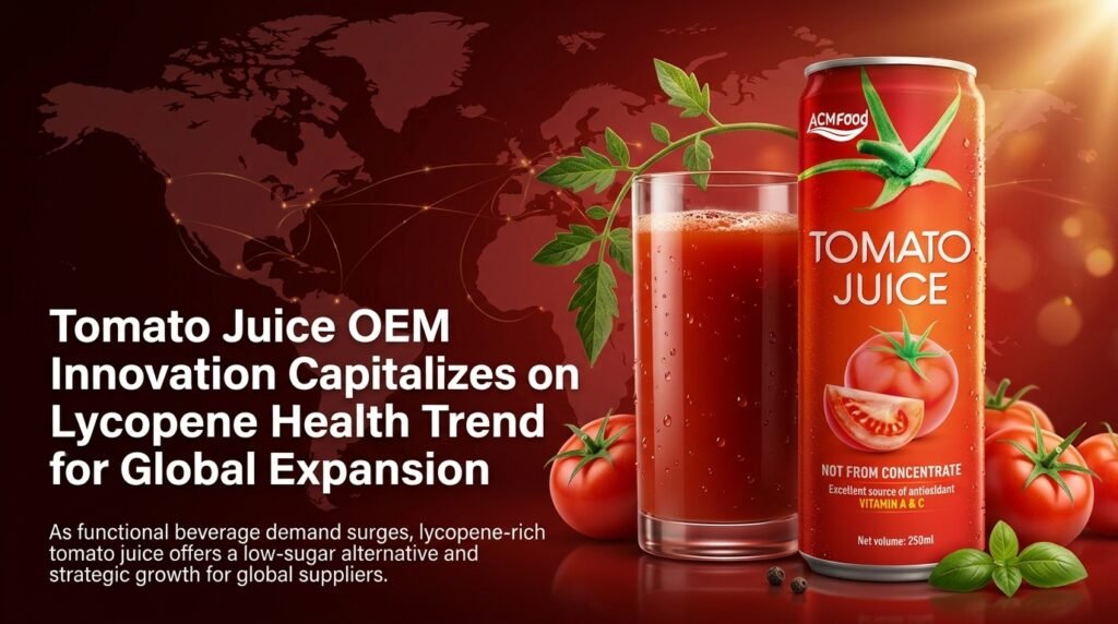 Tomato Juice OEM Innovation Capitalizes on Lycopene Health Trend for Global Expansion