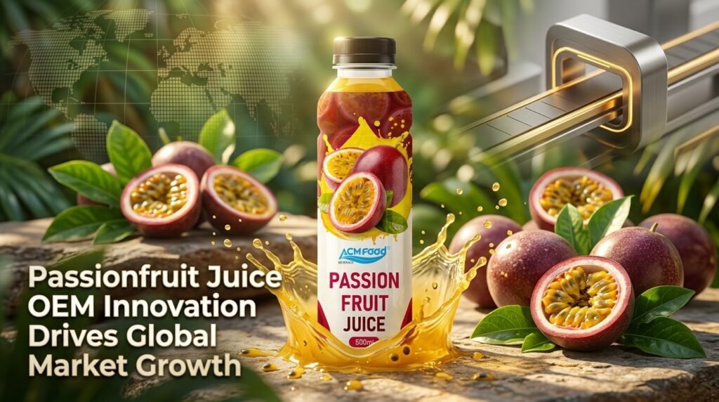 ACM Passionfruit Juice 500ml PET bottle tropical superfruit innovation
