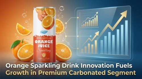 Featured: Orange Sparkling Drink trend in premium carbonated market