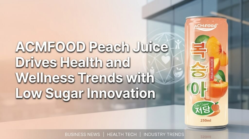 ACMFOOD Peach Juice Drives Health and Wellness Trends with Low Sugar Innovation