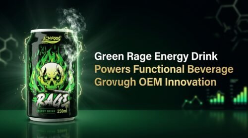 Green Rage Energy Drink featured article banner with title text overlay