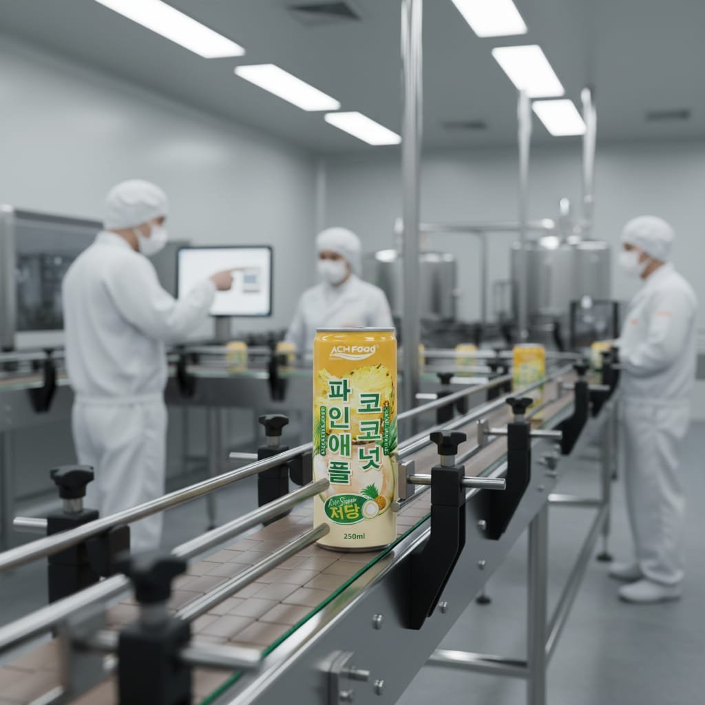 ACM beverage production line for low-sugar coconut water OEM