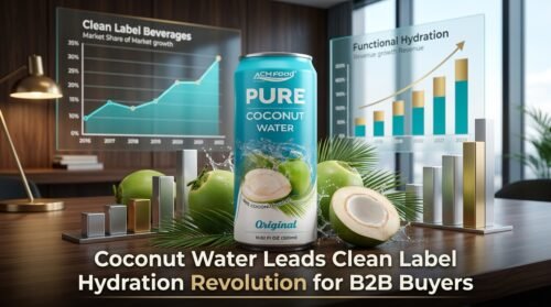 B2B market analysis of clean label coconut water trend