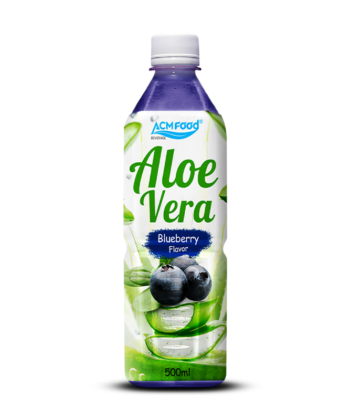 16.9 Fl Oz Pet Bottle ACM Aloe Vera Juice with Bluberry Flavor