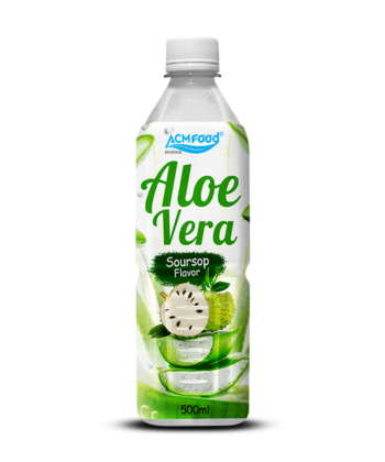 500ml Pet Bottle ACM Aloe Vera Juice with Soursop Flavor