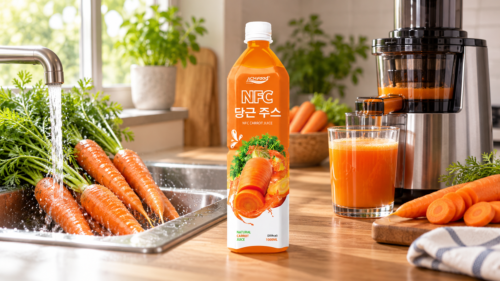 Cold-Pressed Carrot Juice: HPP, Shelf Life and Packaging