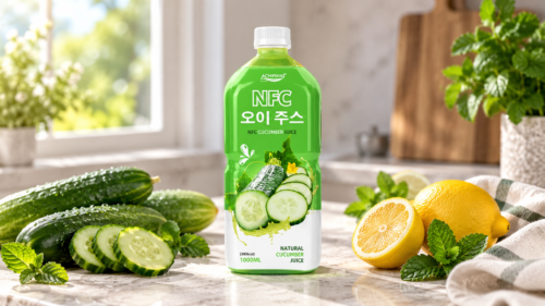 Cucumber Lemon Water and Juice: Product Concepts for Beverage Brands