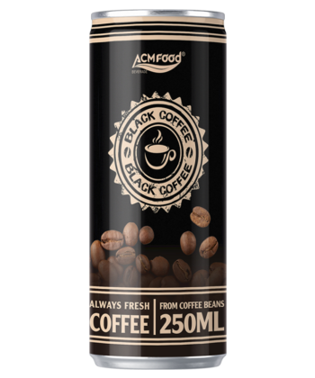 ACM Black Coffee Drink 250ml – Pure Energy in Every Sip