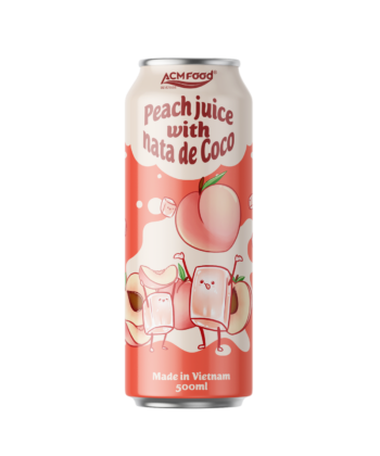 ACM Peach Juice with nata de Coco