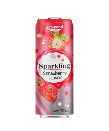 320ml ACM Strawberry Sparkling Drink
