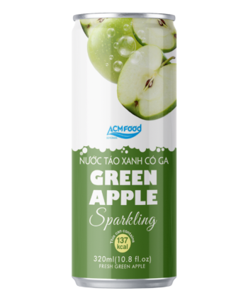 10.8 Fl Oz Cans ACM Green Apple Sparkling Drink
