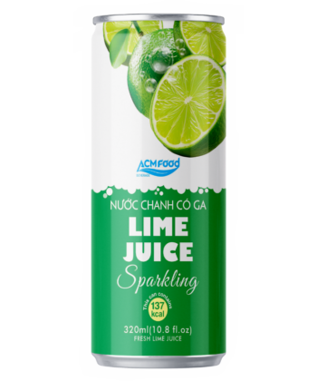 11 Fl Oz Cans ACM Lime Sparkling Drink