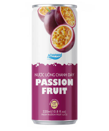 10.8 Fl Oz cans ACM Passion Fruit Sparkling Drink
