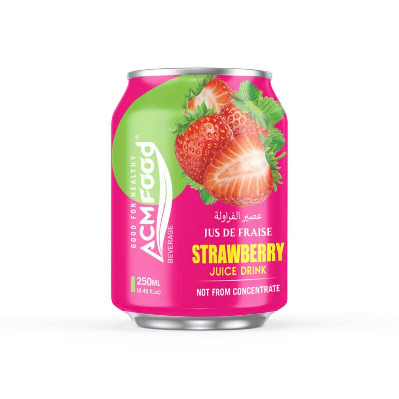ACMFOOD NFC Juice Drink Strawberry Alu-can 250ml